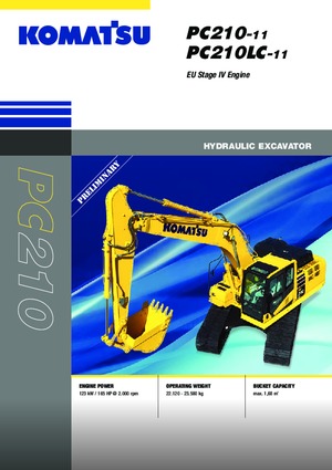 Crawler Excavators Komatsu PC210-11E0