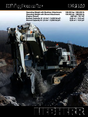 Crawler Excavators Liebherr R 9150