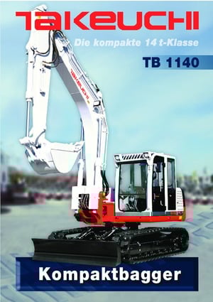 Crawler Excavators Takeuchi TB 1140