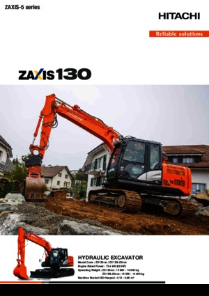Crawler Excavators Hitachi ZX 130-5 B