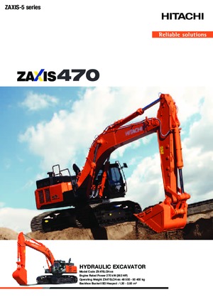 Paletli ekskavatörler Hitachi ZX 470 LCH-5 G
