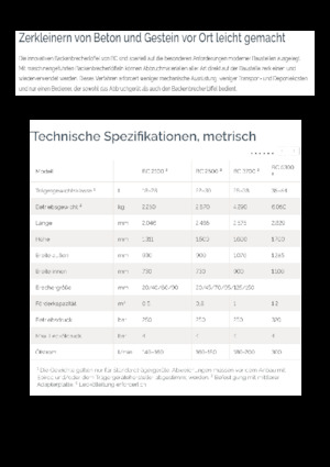 Crusher buckets Epiroc BC 2500 