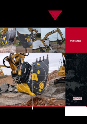 Crusher buckets Hydra Ram HCB 25