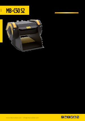 Kırıcı kepçeler MB Crusher MB-C50 S2