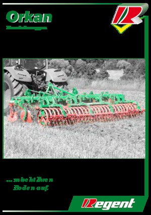 Disc-zinc harrow Regent Orkan 5000