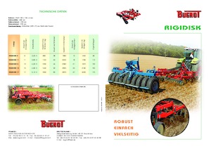 Cultivators Bugnot Rigidisc 9 