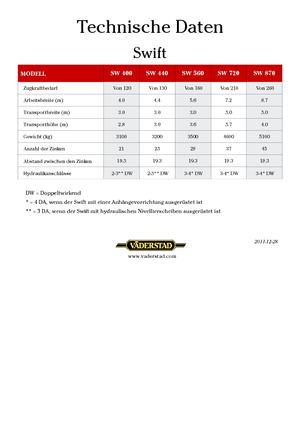 Cultivators Väderstad Swift 720