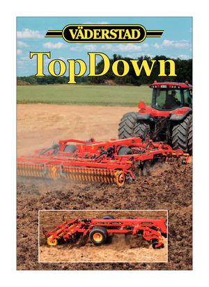 Cultivators Väderstad TopDown 500