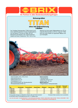 Cultivators Brix Titan 400 A