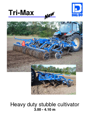 Cultivators DAL-BO Tri-Max 410 H Plus