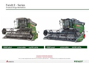 Biçerdöver kesici çubukları Fendt PowerFlow 25` 