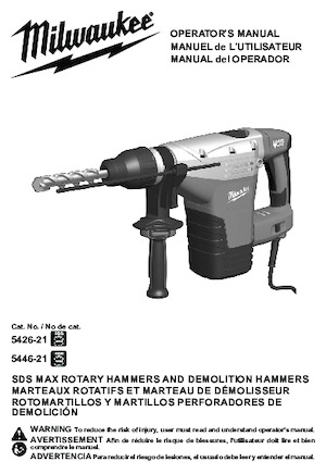 Demolition Hammers & Breakers Milwaukee 5446-21