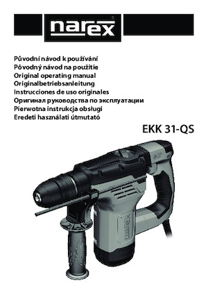 Demolition Hammers & Breakers Narex EKK 31-QS