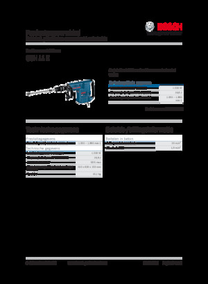 Demolition Hammers & Breakers Bosch GSH 11 E