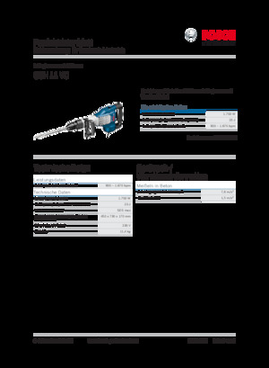 Yıkım Çekiçleri ve Kırıcıları Bosch GSH 11 VC