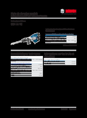 Demolition Hammers & Breakers Bosch GSH 11 VC