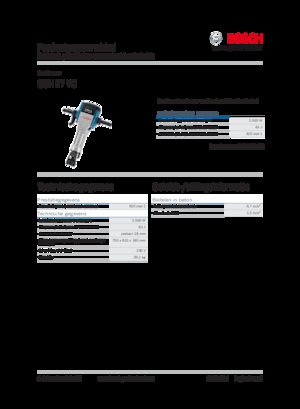 Demolition Hammers & Breakers Bosch GSH 27 VC