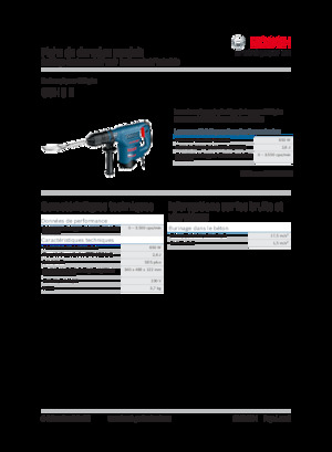 Demolition Hammers & Breakers Bosch GSH 3 E
