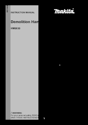 Demolition Hammers & Breakers Makita HM0830