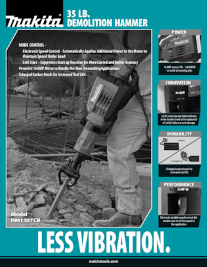 Demolition Hammers & Breakers Makita HM1307CB