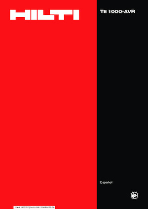 Yıkım Çekiçleri ve Kırıcıları Hilti TE 1000-AVR