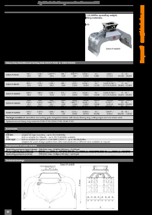 Yıkım sıralama kepçeler Kinshofer D24H-P-100HD