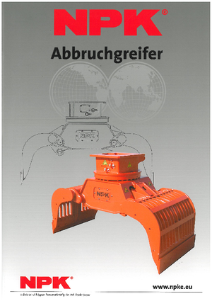 Yıkım sıralama kepçeler NPK DG-6
