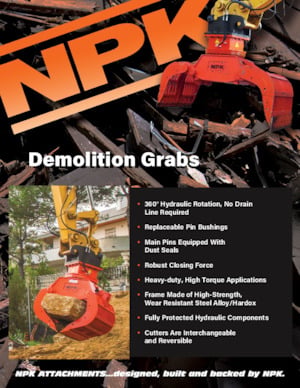 Demolition Sorting Grabs NPK DG-40A