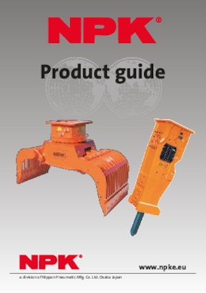 Yıkım sıralama kepçeler NPK DG-14