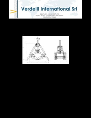 Demolition Sorting Grabs Verdelli F.M. 1600
