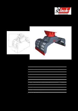 Yıkım sıralama kepçeler Steck G 16