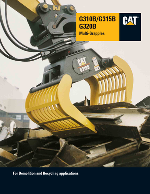 Demolition Sorting Grabs Caterpillar G320B/D