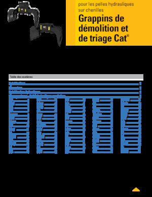 Demolition Sorting Grabs Caterpillar G318-WH