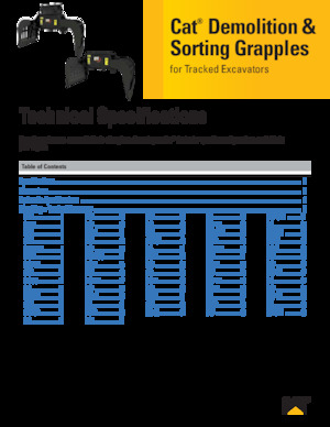 Demolition Sorting Grabs Caterpillar G332