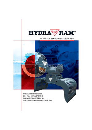 Demolition Sorting Grabs Hydra Ram HSG 1200