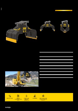 Demolition Sorting Grabs MB Crusher MB-G1200 S4