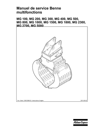 Demolition Sorting Grabs Atlas Copco MG 100