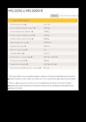 Demolition Sorting Grabs Epiroc MG 1000 