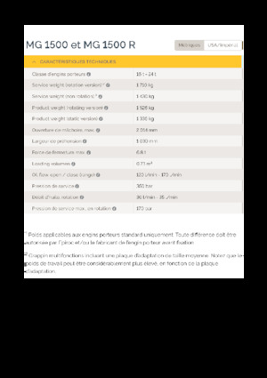 Demolition Sorting Grabs Epiroc MG 1500 R 