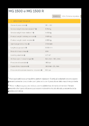Yıkım sıralama kepçeler Epiroc MG 1500 R 