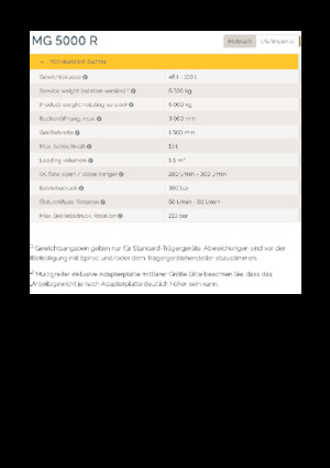 Demolition Sorting Grabs Epiroc MG 5000 R