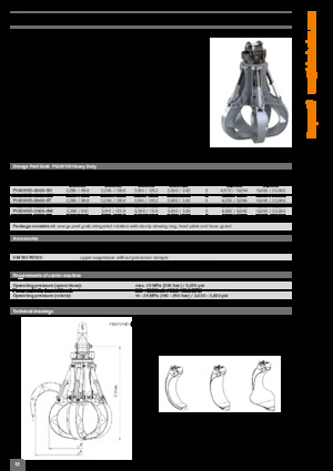 Demolition Sorting Grabs Kinshofer P120VHD-2000-5T