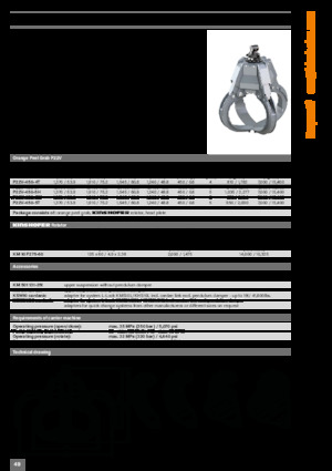 Demolition Sorting Grabs Kinshofer P22V-450-4T