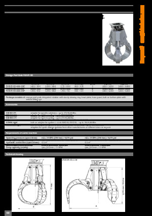 Demolition Sorting Grabs Kinshofer P25VR HD-600-3W