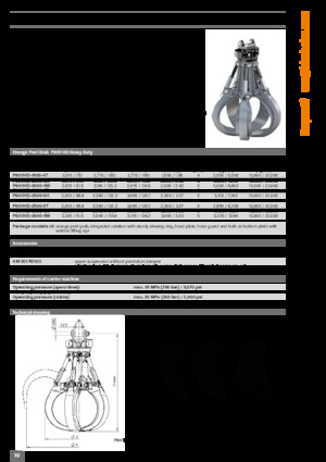 Yıkım sıralama kepçeler Kinshofer P80VHD-2000-5W