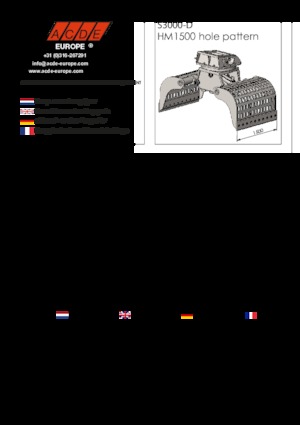 Demolition Sorting Grabs ACDE S3000-D