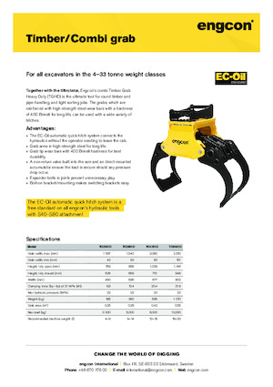 Demolition Sorting Grabs engcon TG55HD