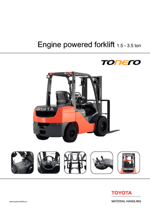 Diesel Forklifts Toyota 02-8 FDF 20 