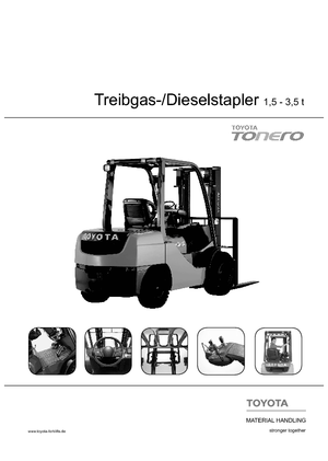 Diesel Forklifts Toyota 02-8 FDF 15