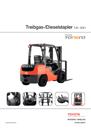 Diesel Forklifts Toyota 02-8 FDF 30 